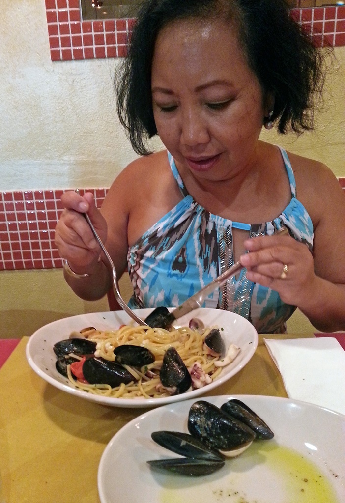 Nella and Pasta with Seafood